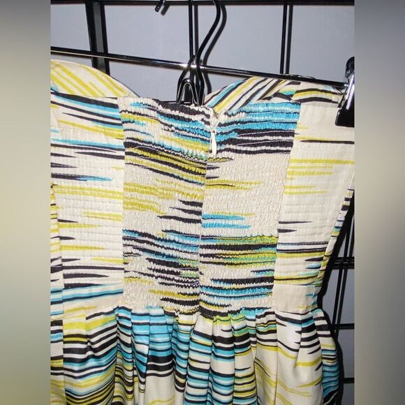 Devlin Quilted Sweetheart Neckline Strapless Multicolored Mini Dress EUC - Picture 5 of 5